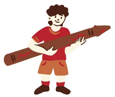 A boy with a pen